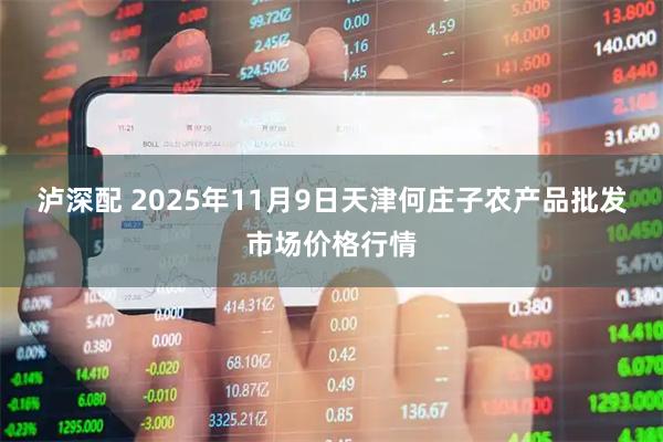 泸深配 2025年11月9日天津何庄子农产品批发市场价格行情